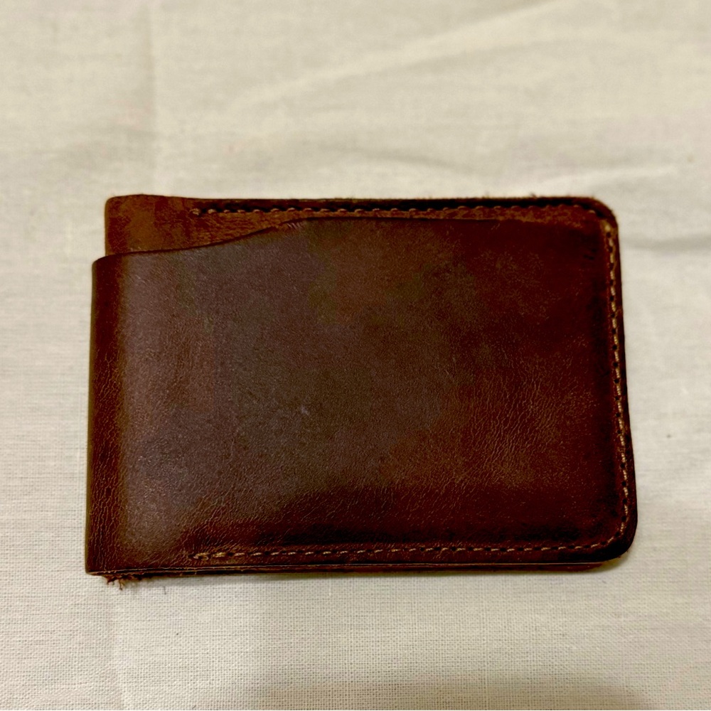 Hide & Drink Horizontal Bifold Wallet.
